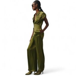 Olive Green Women's Jumpsuit